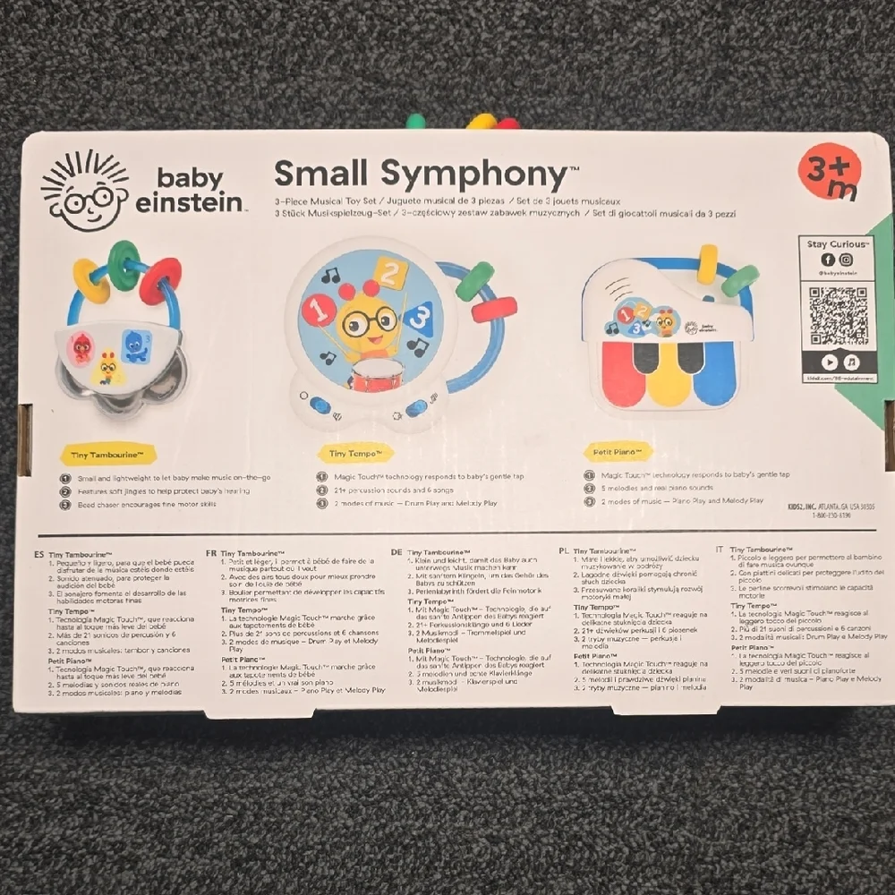 Baby Einstein Small Symphony Musical Toy Set - Vibrant Colors - Picture 2 of 3